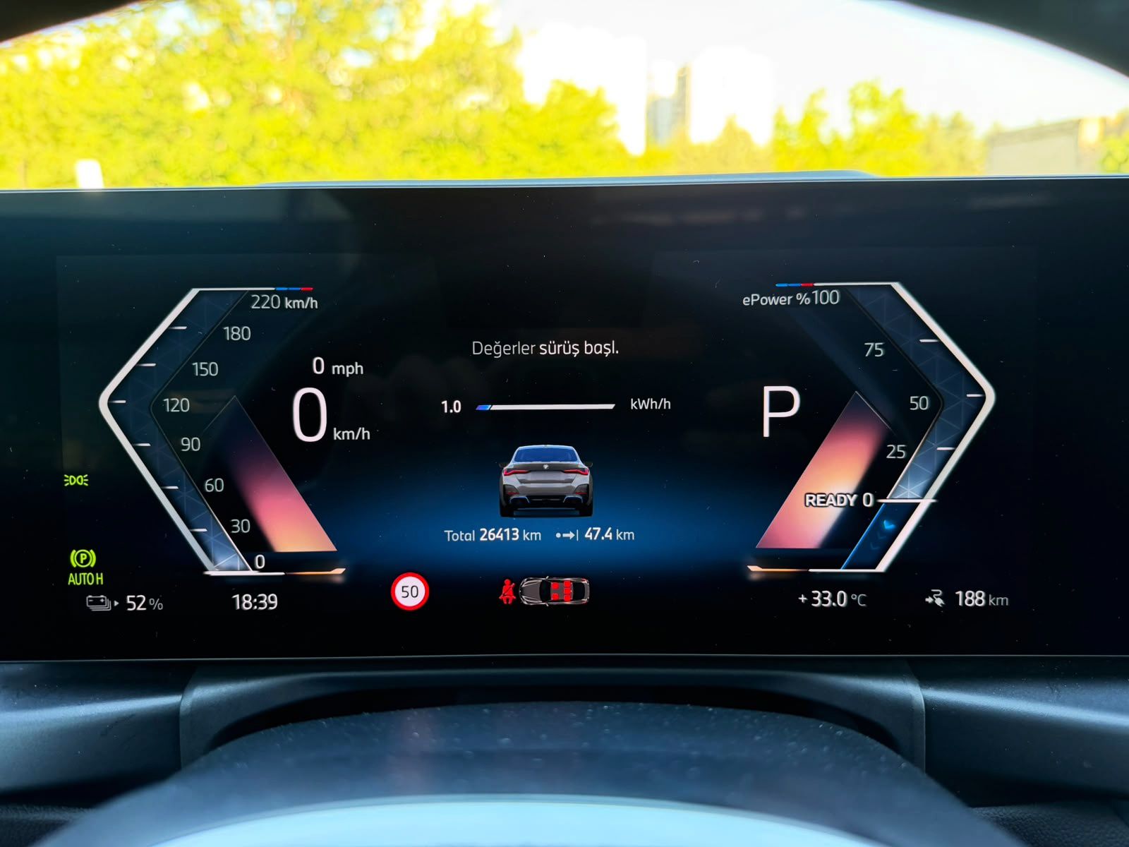 2023 BMW İ4 eDrive40 M SPORT HARMAN KIRMIZI DERİ